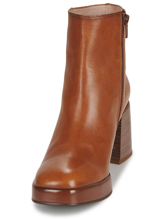 Ghete Dama De Piele Glezna Camel