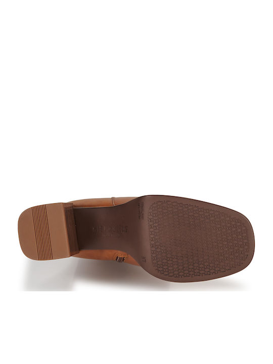Ghete Dama De Piele Glezna Camel