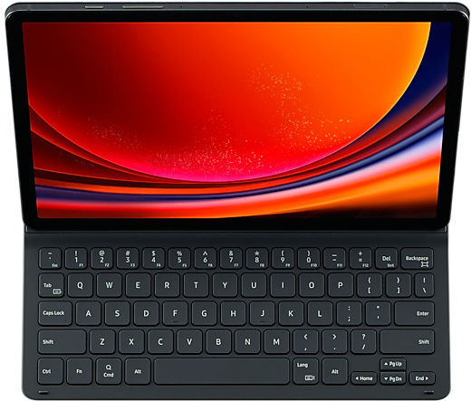 Samsung Flip Cover με Πληκτρολόγιο στα Αγγλικά US Μαύρη (Galaxy Tab S9+)
