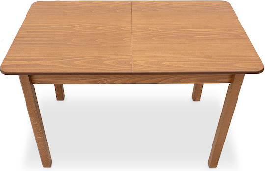 Bergen Erweiterbarer Esstisch mit 4 Stühlen 120(+30)×68cm