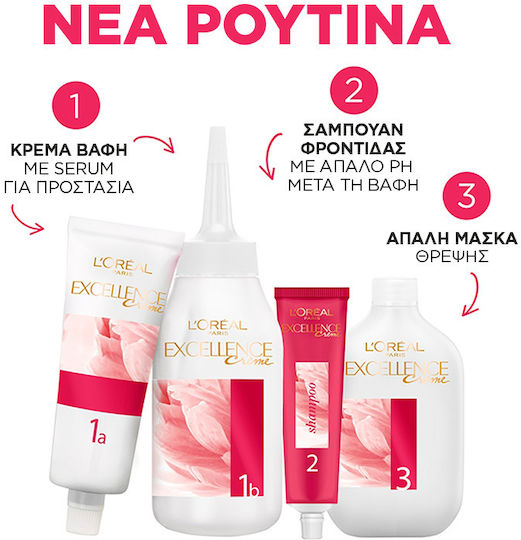 L'Oreal Paris Excellence Creme Vopsea de Păr 6 Blond Închis 48ml