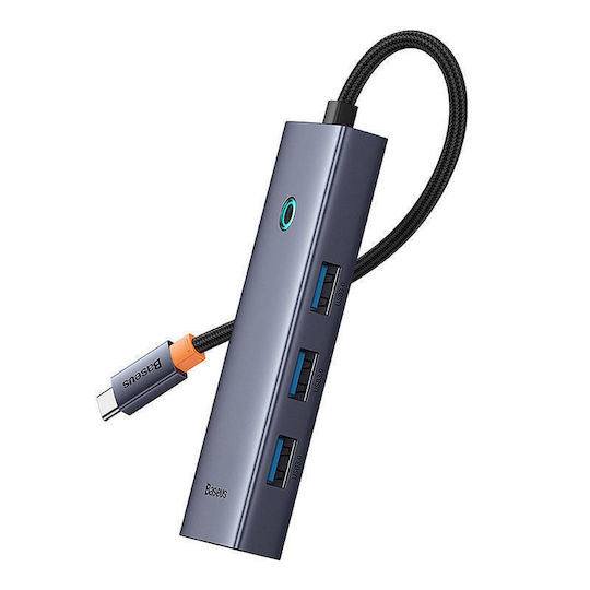 Baseus UltraJoy USB-C Docking Station με HDMI 4K PD Γκρι