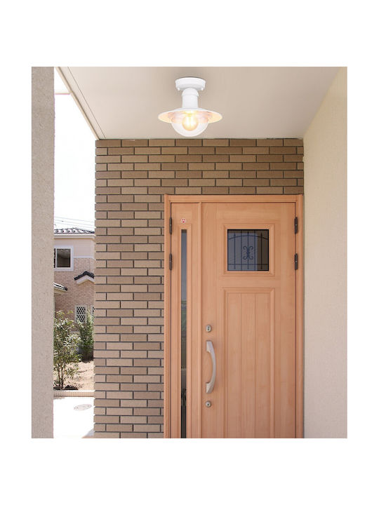 Globo Lighting Plafonieră de Exterior E27 în Culoare Alb 3274DW