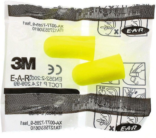 3M E-A-R E-A-Rsoft Ωτοασπίδες σε Κίτρινο Χρώμα ES-01-001 2τμχ