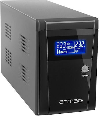 Armac O/1000E/LCD (FR) UPS Line-Interactive 1000VA με 3 Schuko Πρίζες