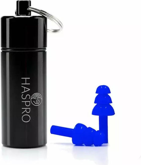 Haspro Swim Ωτοασπίδες Σιλικόνης για Κολύμβηση σε Μπλε Χρώμα EPUH1908 2τμχ