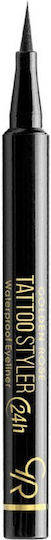 Golden Rose Tattoo Styler Waterproof Pen Eye Liner Midnight Black 1.1ml