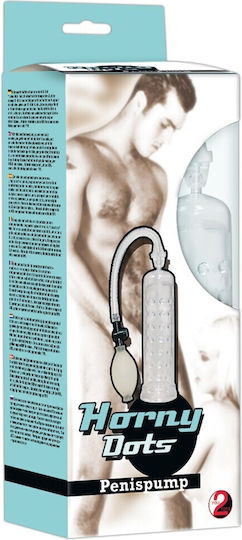 You2Toys Horny Dots Pump Τρόμπα Πέους Διάφανη
