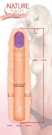 Nature Skin Extensie De Penis Flesh 19cm