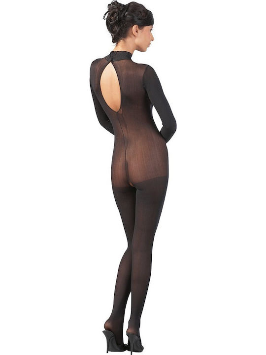 Mandy Mystery Longarm Catsuit Ολόσωμο Καλσόν Μαύρο