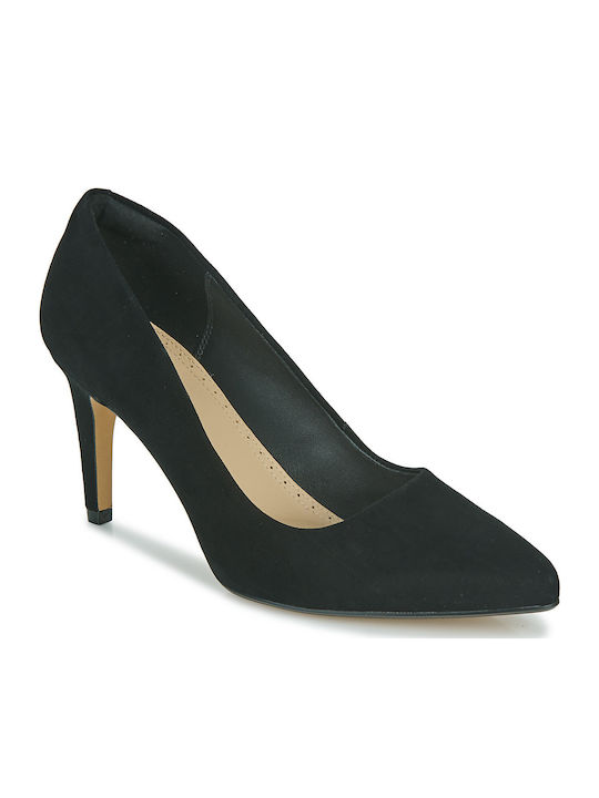 Clarks Pointed Toe Black Heels Laina Rae