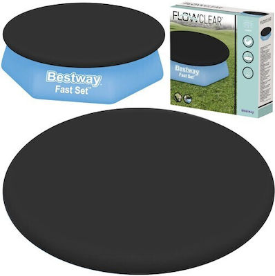 Bestway Sun Protective Round Pool Cover Flowclear 244cm