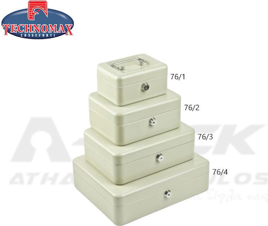 Technomax Kassenschrank mit Schloss Elegant 76 76/2 Grün Grün