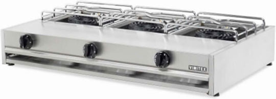 Vimitex 303A-S Εστία Υγραερίου Τριπλή 27kW 103.5x62.5x20cm