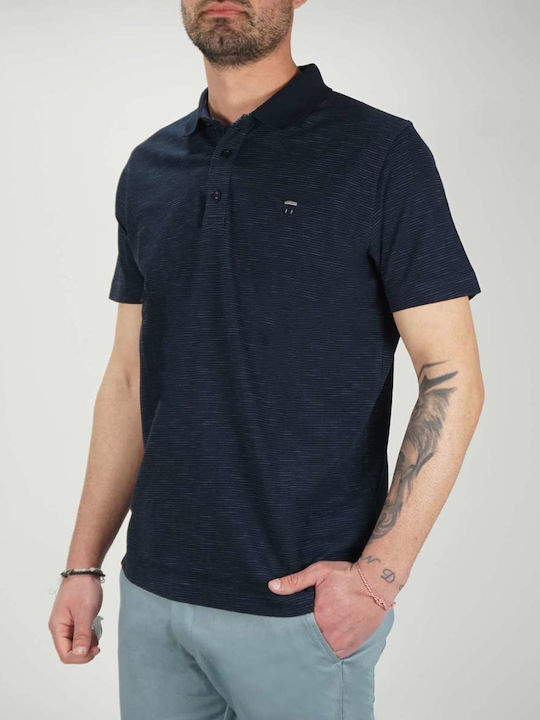 .Tommy Polo Short Sleeve Blouse Navy Blue