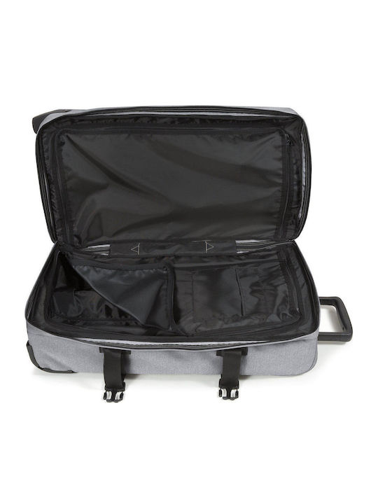 Eastpak Tranverz M Medium Fabric Suitcase Sunday Gray with 2 Wheels Height 67cm
