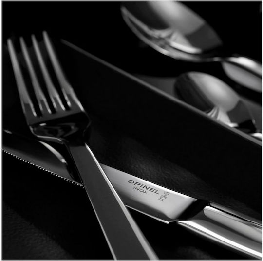 Opinel Gabel-Set Tabelle Edelstahl Silber 20.32cm 4Stück