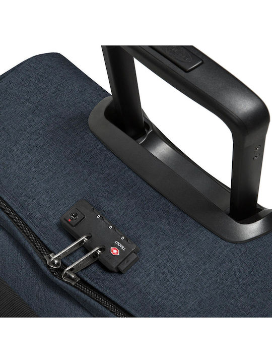 Eastpak Tranverz S Cabin Fabric Suitcase Triple Denim with 2 Wheels Height 51cm