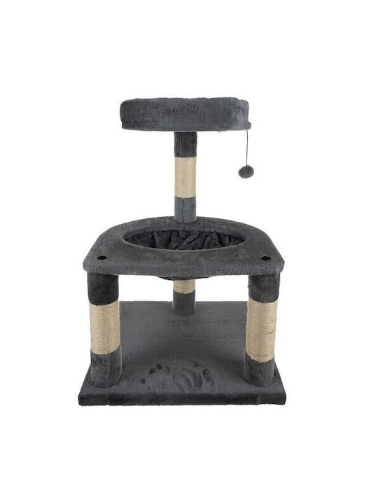 Purlov Scratching Post Cat Trees Gray 3 levels Height 71cm