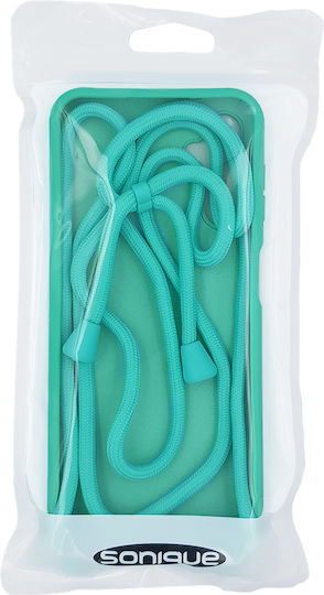 Sonique CarryHang Back Cover Silicone 0.5mm with Strap Light Blue (Galaxy A23)