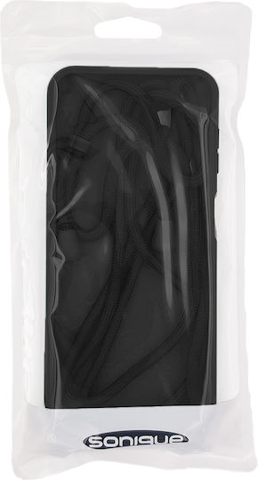 Sonique CarryHang Back Cover Silicone 0.5mm with Strap Black (Xiaomi 13)