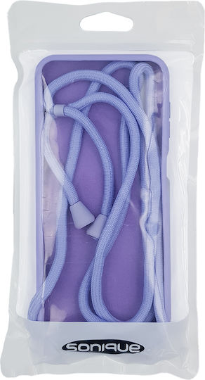 Sonique CarryHang Back Cover Silicone 0.5mm with Strap Lilac (Xiaomi 12 Lite)