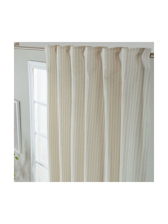 Teoran Curtain with Pencil Pleat Guensa 11 Ivory 140x260cm