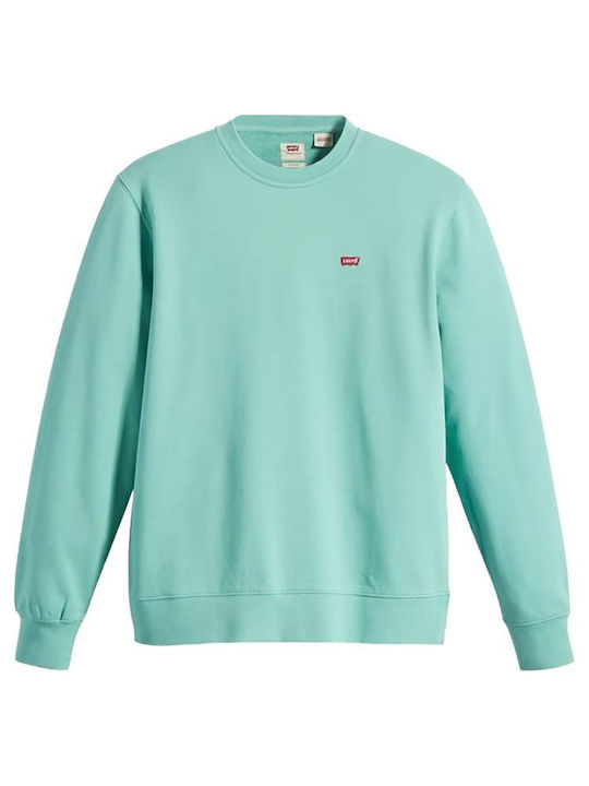 Original HouseMark Sweatshirt with Hood Wasabi-blue