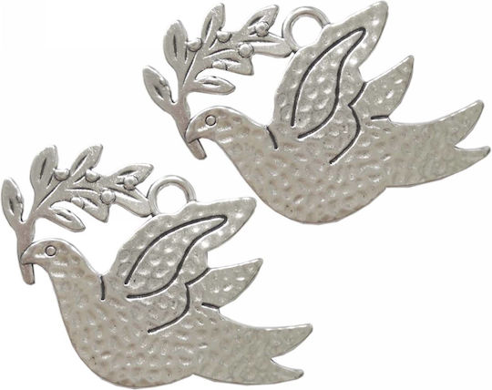 Kostibas Fashion Charms Metallic Jewelry Material 5.3x3.6cm. Set 25pcs