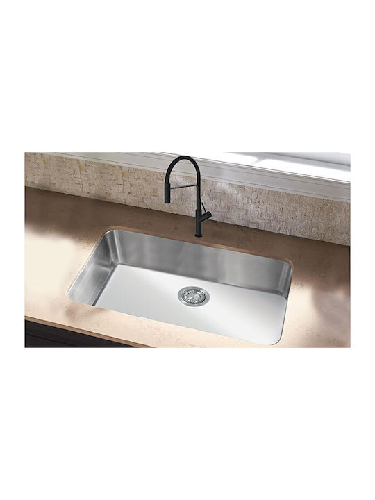 KL Sinks 1219550 Unterbau Spüle Inox Satiniert B58.8xT43.5cm Silber