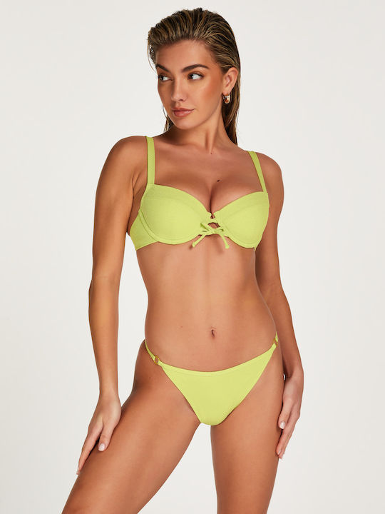Bikini Bra with Adjustable Straps Green