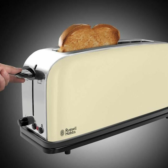 Russell Hobbs Colours Plus Prăjitor de pâine 2 sloturi 1000W Bej