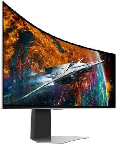 Samsung Odyssey OLED G9 G95SC Ultrawide OLED HDR Curved Monitor 49" 5120x1440 240Hz with Response Time 0.03ms GTG Silver