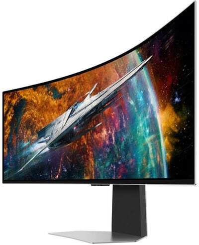 Samsung Odyssey OLED G9 G95SC Ultrawide OLED HDR Curved Monitor 49" 5120x1440 240Hz with Response Time 0.03ms GTG Silver