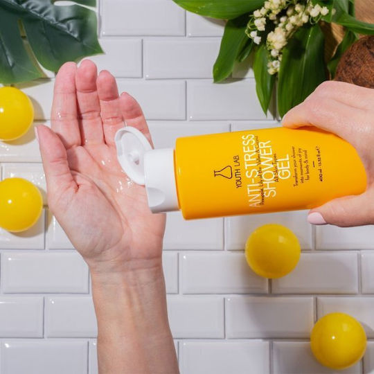 Youth Lab. Anti-Stress Bubble Bath Gel with Niacinamide & Pineapple Lilly of the Valley and Coconut Scent 400ml