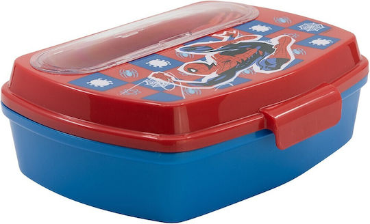 Gim Spiderman Plastik Kinder Lebensmittelbehälter Spiderman Rot