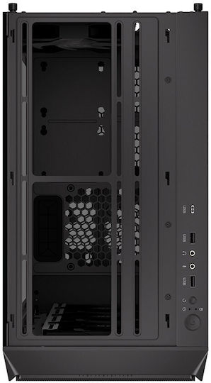 Arx 500 ARGB Gaming Midi Tower Computer Case Black
