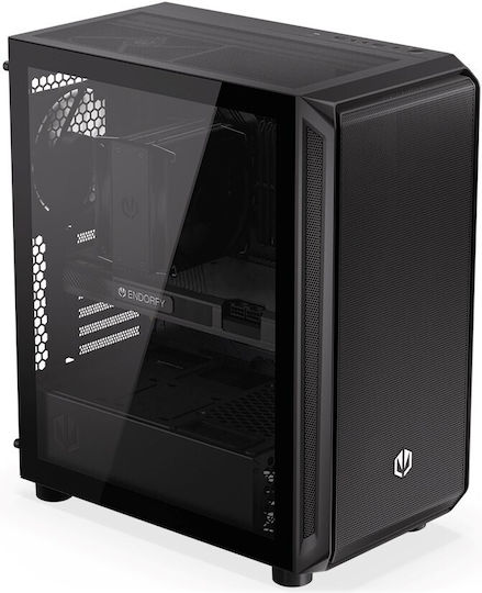 Endorfy Arx 500 Air Gaming Midi Tower Computer Case with Side Window Black