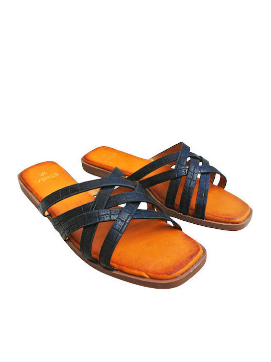Women's Flat Sandals Anatomic in Green Color