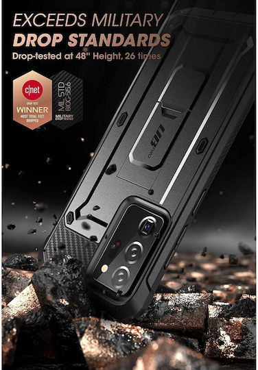 Supcase Unicorn Beetle Pro 360 Full Cover Plastic Negru (Galaxy Note 20 Ultra)