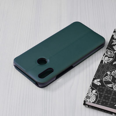 Techsuit eFold Carte Piele artificială Verde (Huawei P20 Lite)