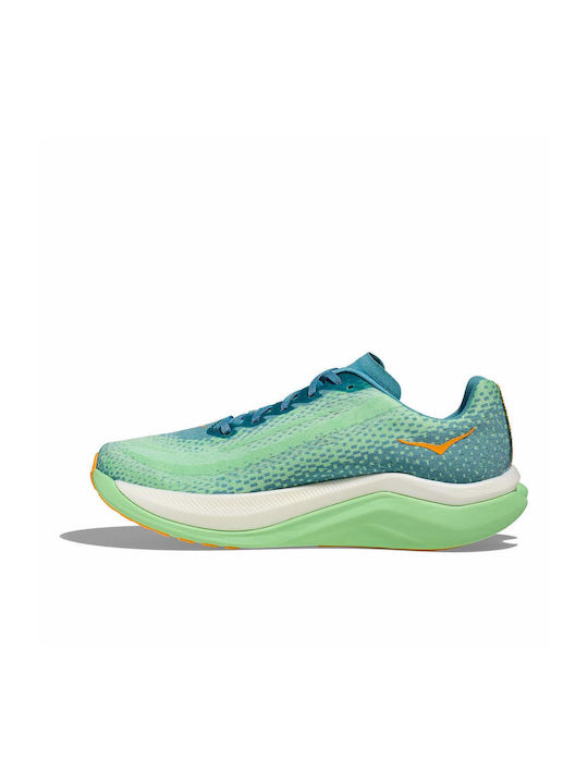 Mach X Sport Shoes Running Ocean Mist / Lime Glow