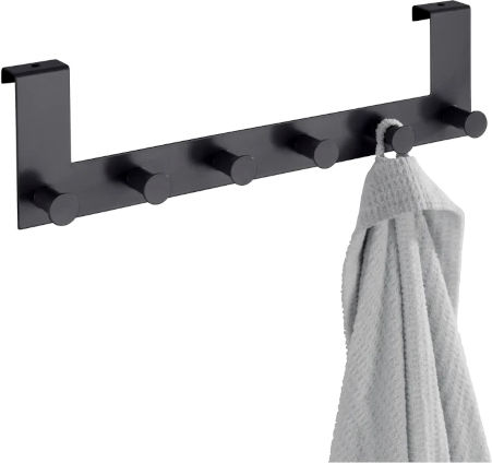Wenko Agățătoare Pentru Uși 6 Locuri Metalică 39x11x5.5cm
