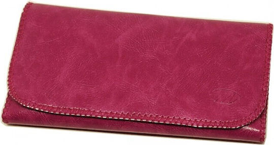 Monte ROXY Pungă Pentru Tutun Din Piele Ecologică Burgundy Cu Buton 16x8.5cm