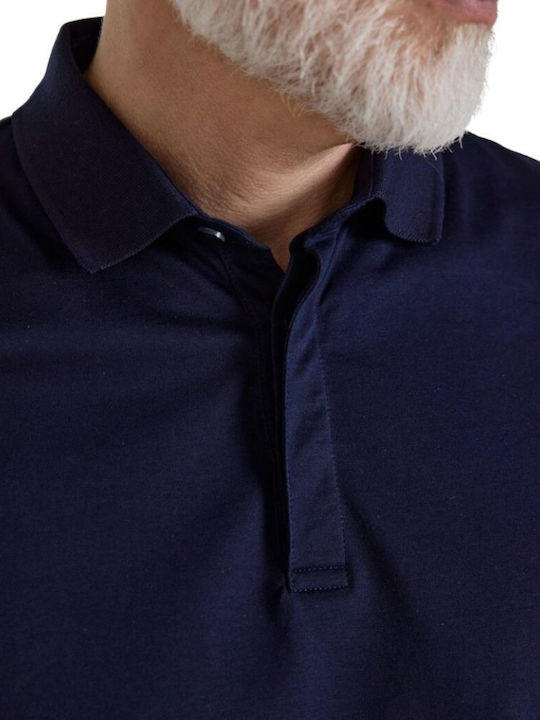 Polo Kurzarmbluse Blau