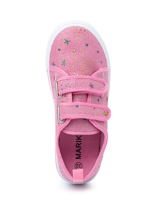 Παιδικά Sneakers με Σκρατς Ροζ