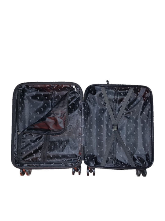Rain Valiză De Călătorie De Cabină Dură Roșie Cu 4 Roți Înălțime 55cm