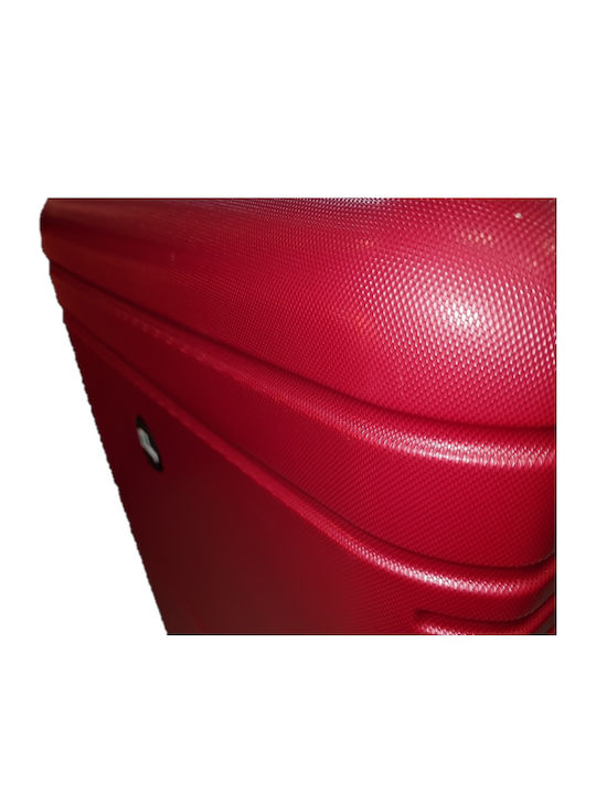 Rain Valiză De Călătorie De Cabină Dură Roșie Cu 4 Roți Înălțime 55cm