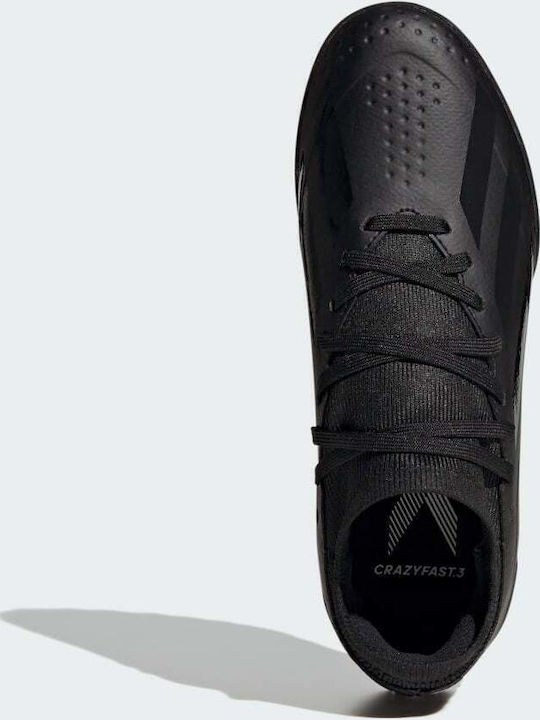 X Crazyfast.3 Kids Turf Soccer Shoes Core Black
