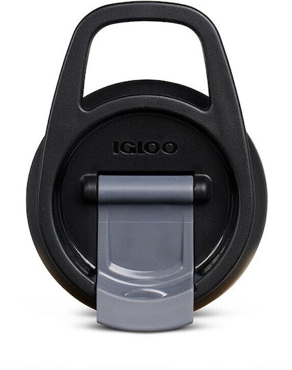 Igloo Tumbler Ποτήρι Θερμός Ανοξείδωτο 354ml Κόκκινο με Καλαμάκι και Λαβή